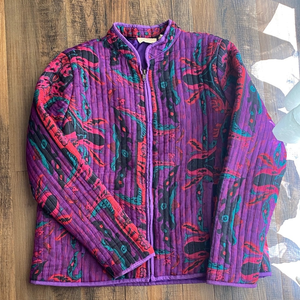 Choices Multicolor Quilted Jacket